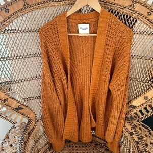 Altar'd State Warm Amber Knit Cardigan